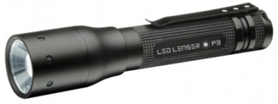 Фонарь светодиодный универсальный LED Lenser   25лм P3  1LED алюминиевый корпус 1.8х9.5см черный